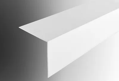 White PVC Angle Corner Trim 2.5m - Choice Of Sizes • £2.33