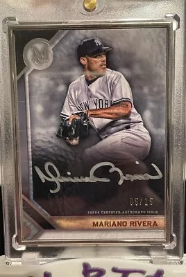 2023 Topps Museum Collection MARIANO RIVERA Museum Silver Framed Auto /15 • $54