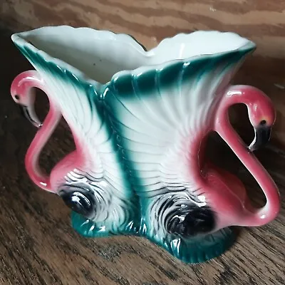 Maddux Of California  1950's  Double FLAMINGO Vase Vintage  Florida • $68
