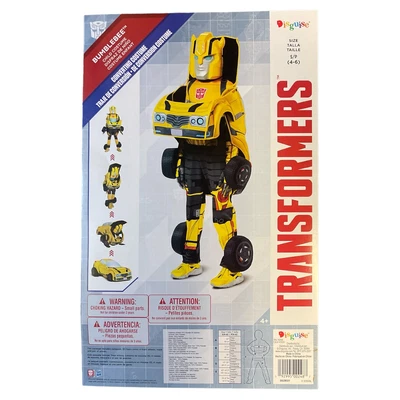 $44.22 • Buy Disguise Transformers Bumblebee Converting Child Costume, S (4-6)