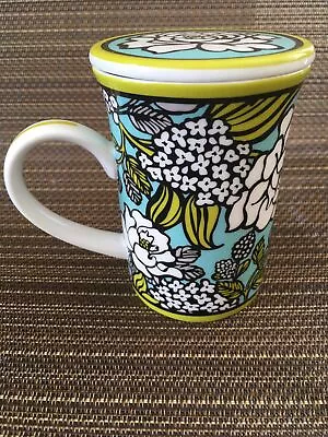 Vera Bradley RETIRED Island Blossom Coffee Mug W/ Lid (NEW) • $28.99