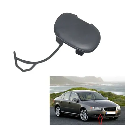 Fit For 2007-2013 Volvo S80 Front Bumper Tow Hook Cover Cap Unpainted - 39870061 • $12.66