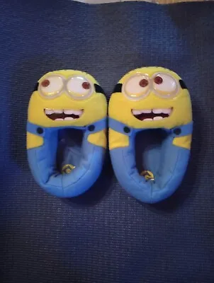 Kids Minions House Slippers Size M (13-1) • $8.88
