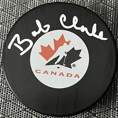 Bob Clarke Bobby Signed Puck Canada Flyers Autographed NHL • $59