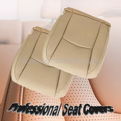 Fits 2004-2009 Lexus RX 330 350 Driver & Passenger Bottom Leather Seat Cover Tan • $82.49