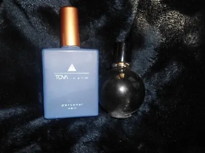£30 • Buy Vintage Tova Nights & Calm (personal Veil) Glass Perfume Bottles (2)