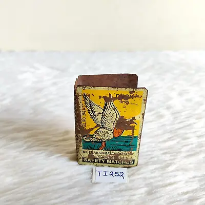 1940s Vintage Shama Matchbox Advertising Tin Holder Sleeve TI252 • $33.50