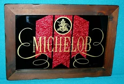 Vintage : MICHELOB BEER  Bar Sign  CARNIVAL PRIZE @ Man Cave EYE CANDY • $75.87