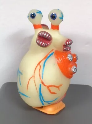 Vintage Weird Glow In The Dark Heart Organ Monster Horror Wind Up Toy Figure • $15.99