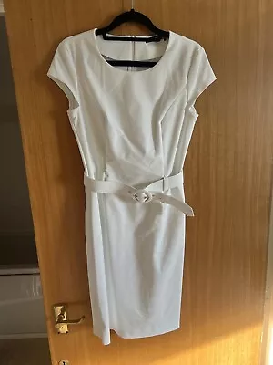 Mango White Dress Small Brand New  • £10