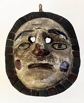 Guatemalan Mayan Huitzizil Tzunum Conquista Wood Dance Mask Folk Art Tecun Uman • $99.99