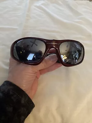 Vintage Oakley Sunglasses Brown With Damage Parts Only • $24.99
