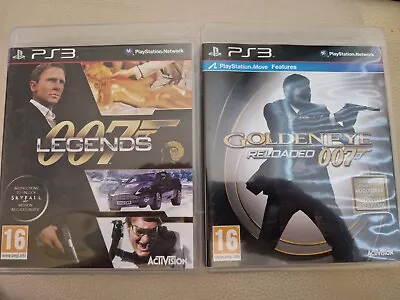 007 Legends & Goldeneye Reloaded James Bond PS3 Games Immaculate Condition • £20