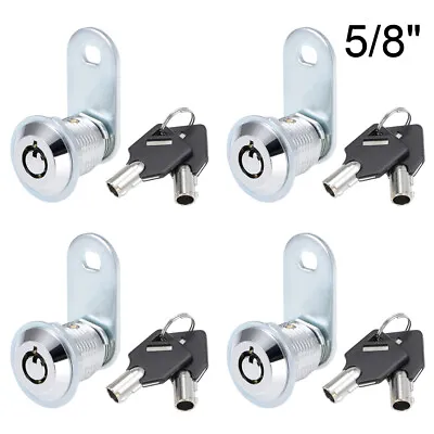 Keyed Alike Tubular Cam Lock 5/8  For RV Camper Drawer Cabinet Toolbox • $10.99