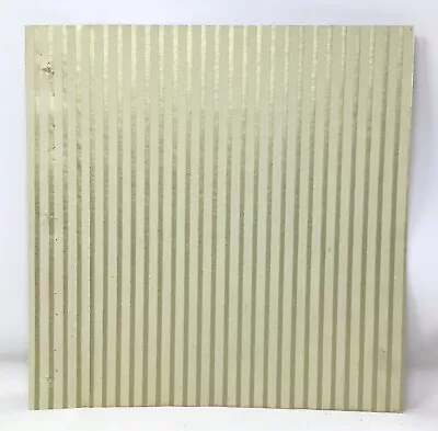 Vintage Wallpaper Sample Birge Show-Off Stripes Flocked Corduroy Stripe 75474 • $7.20