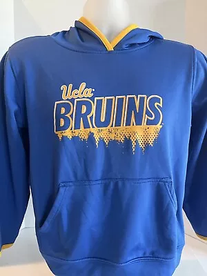 UCLA Bruins Sweatshirt Hoodie Youth Large 12/14 Rivalry Threads Blue Front Logo • $16.99