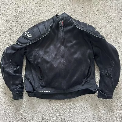 Joe Rocket Racing Padded Phoenix Motorcycle Jacket XXXL With Liner Size 3XL • $69.90