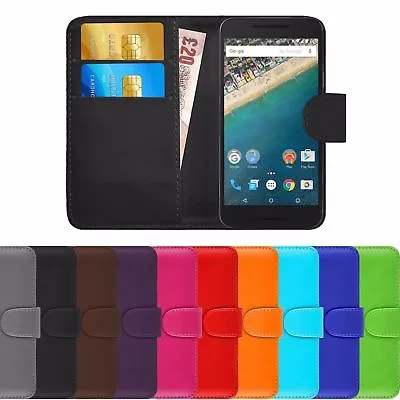 Flip Leather Wallet Case Cover For SAMSUNG GALAXY S2 S3 S4 S5 S6 S7 S8 S9 Plus • £4.99