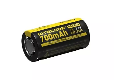 New Nitecore NI18350A IMR 18350 700mAh 3.7V Rechargeable Battery Cell • £19.19