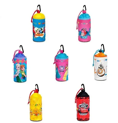 Disney FROZEN MINNIE MICKEY PRINCESS CARS Water Bottle Cover Case Bike Scooter • £8.67