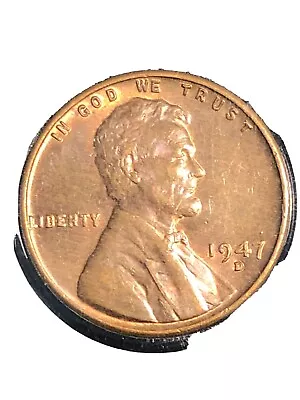 1947-D 1C BN Lincoln Cent • $4