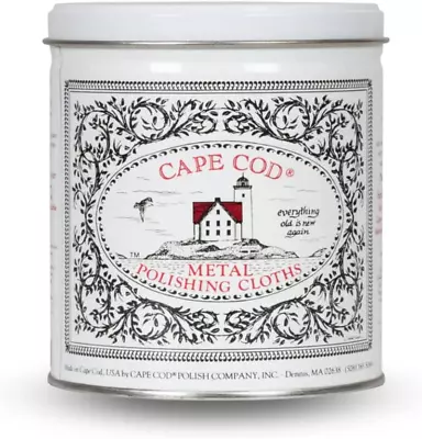 Cape Cod Vanilla Scent Metal Polish 12 Cloth • $25.96