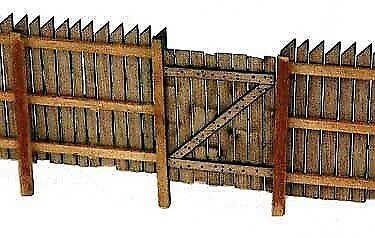 BTS (Better Than Scratch) 13029 O Scale Sawtooth Board Fence -- Wood Fence • $19.99