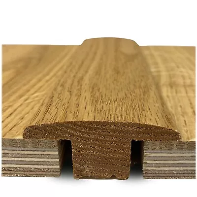 Solid Oak 15mm T Section - Oak Threshold Strip Wooden Threshold 90cm • £24.99