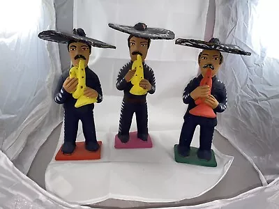 Old Josefina Aguilar Rare Mariachi Band Members (3)Mexican FOLK ART POTTERY Clay • $350