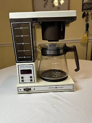 GE General Electric Brew Starter Automatic Drip Coffee Maker Vintage • $84.99