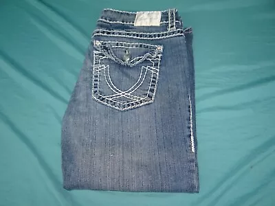 LA Idol Denim Jean Capri Woman's Size 13  (C3) • $4.49