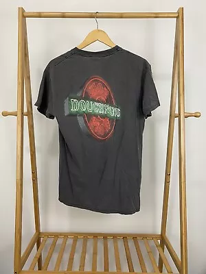 $53.95 • Buy VTG Krispy Kreme HOT NOW Doughnuts Neon Light Faded Black T-Shirt Size M