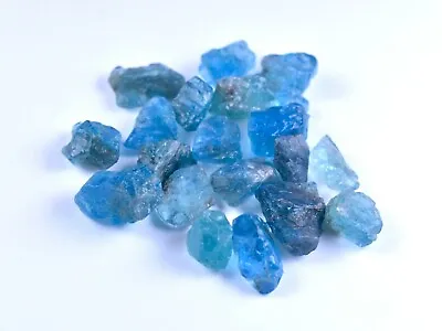 $13.99 • Buy 184 Carat Apatite Neon Blue AAA Grade Rocks Gemstone Lot Rough 100% Natural