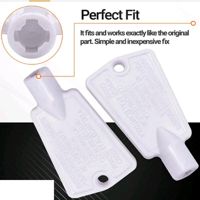 $5.99 • Buy 4X Frigidaire Freezer Door Lock Key For Whirlpool Maytag Jenn-Air Amana Kenmore