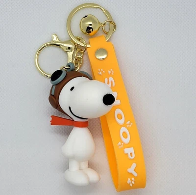 £7.99 • Buy Quality Snoopy Pilot Peanuts Keyring Keychain Pendant Bag Charm