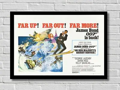 £7.90 • Buy James Bond On Her Majesty's Secret Service Movie Film Poster Print Picture A3 A4