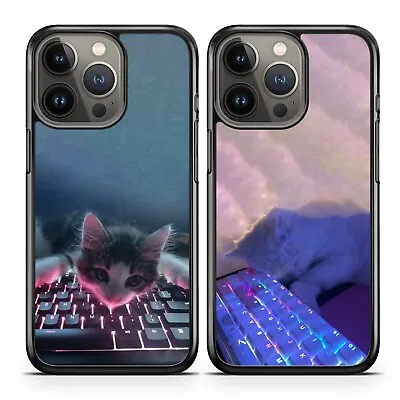 £7.99 • Buy Adorable Cat Animal Fluorescent Computer Keyboard Phone Case Cover