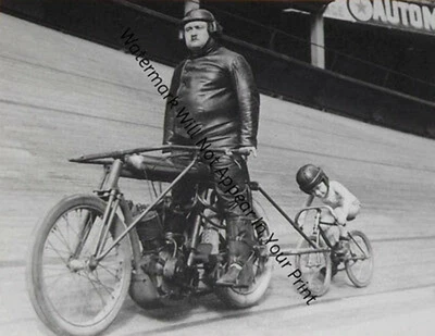 $6.77 • Buy CREEPY CRAZY FREAKY STRANGE SPOOKY BIZARRE Child Bike Circus WEIRD VINTAGE PIC