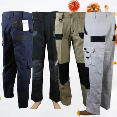 Tradie Heavy Duty Cotton Canvas Drill Cargo Men Work Pants 4 Color Size 30 -46  • $34.99