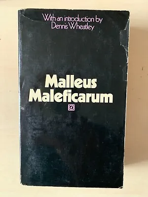 £9.99 • Buy Malleus Maleficarum - Dennis Wheatley+Montague Summers Witchcraft  Inquisition