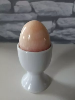 VINTAGE !!! Beige Marble Egg Natural - 6cm Home Decoration Easter Gift Collector • £7.99