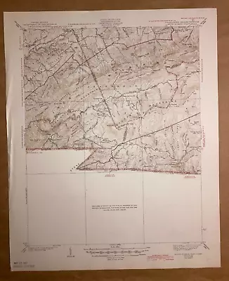 Mount Rogers VA Wythe Co. USGS Topographical Geological Survey Quadrangle Map • $9.95