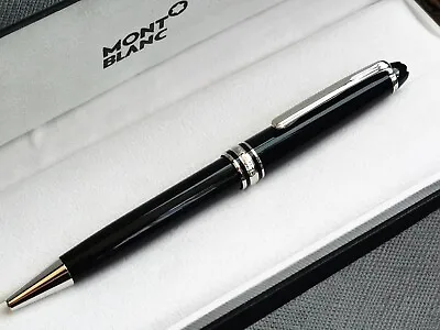 Montblanc Platinum Finish Meisterstuck Classique Luxury Ballpoint Pen 164 - NEW • $52.99