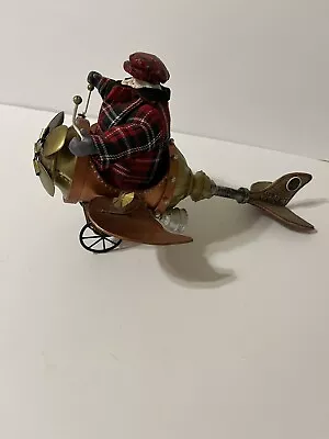 Steampunk Style Santa On A Bike Rocket Ship • $25