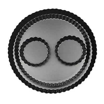 11 Inch 9 Inch Round Tart Pans 4 Inch Mini Tart Pans With Removable Bottom. Q... • $32.44