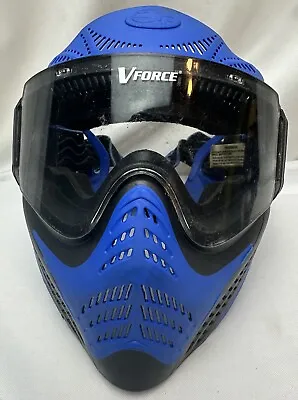 V-Force Vantage Blue Paintball Mask Great Condition • $22.99