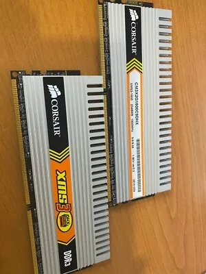 2x 2GB Corsair XMS 3 DDR3 1600Mhz RAM DHX • £18.99