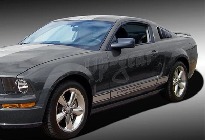 $26.50 • Buy For 05-14 Ford Mustang 1/4 Quarter ABS Side Window Louvers Scoop Cover Vent Trim