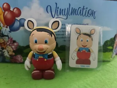 DISNEY VINYLMATION - 3  Theme Park Animation Series 1 Pinocchio Donkey With Card • $7.99