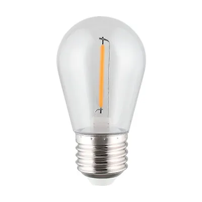 Shatterproof Eglo 0.4w Led E27 Screw In 12v Festoon Replacement Bulb Globe • $6.95